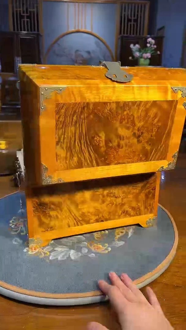 乌木类成套家具瘤疤首饰盒 s30
