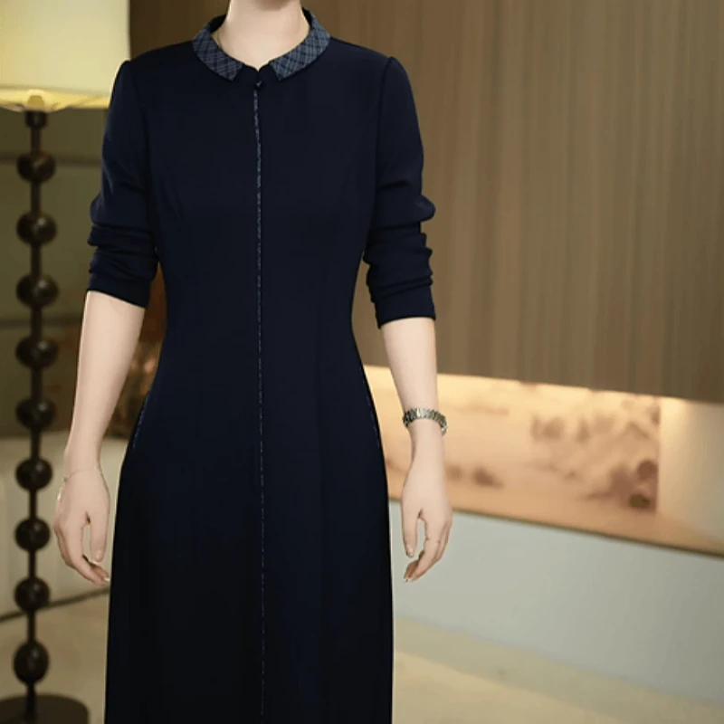 A845【连衣裙】2025早秋新款时尚高端轻奢优雅减龄休闲气质连衣裙