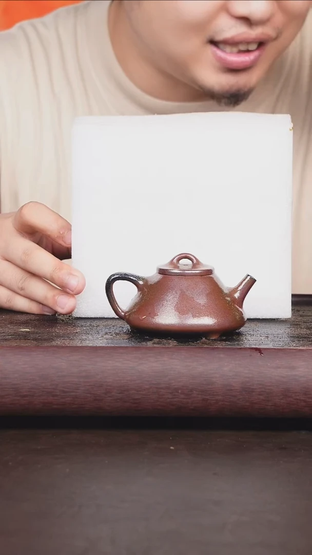 茶壶紫砂柴烧 石瓢