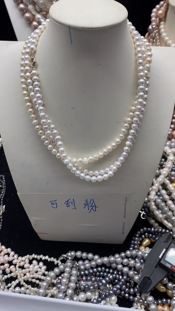 项链合金淡水珍珠1
