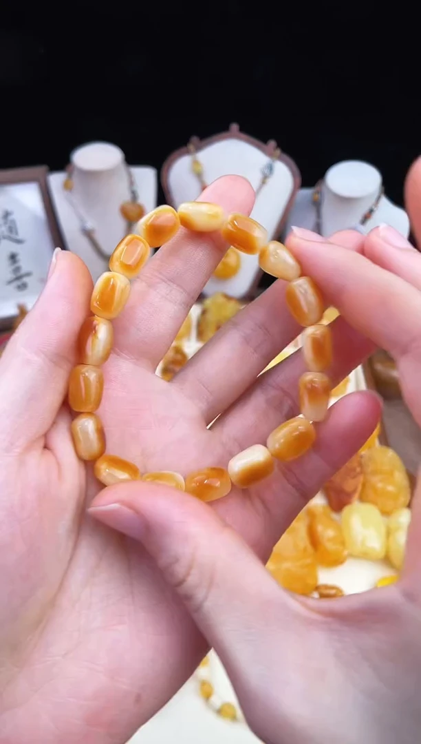 琥珀未镶嵌珠宝奇石柒月