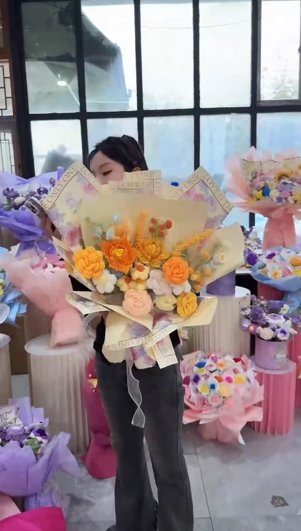 非遗手工定制花束，孤品清仓！！