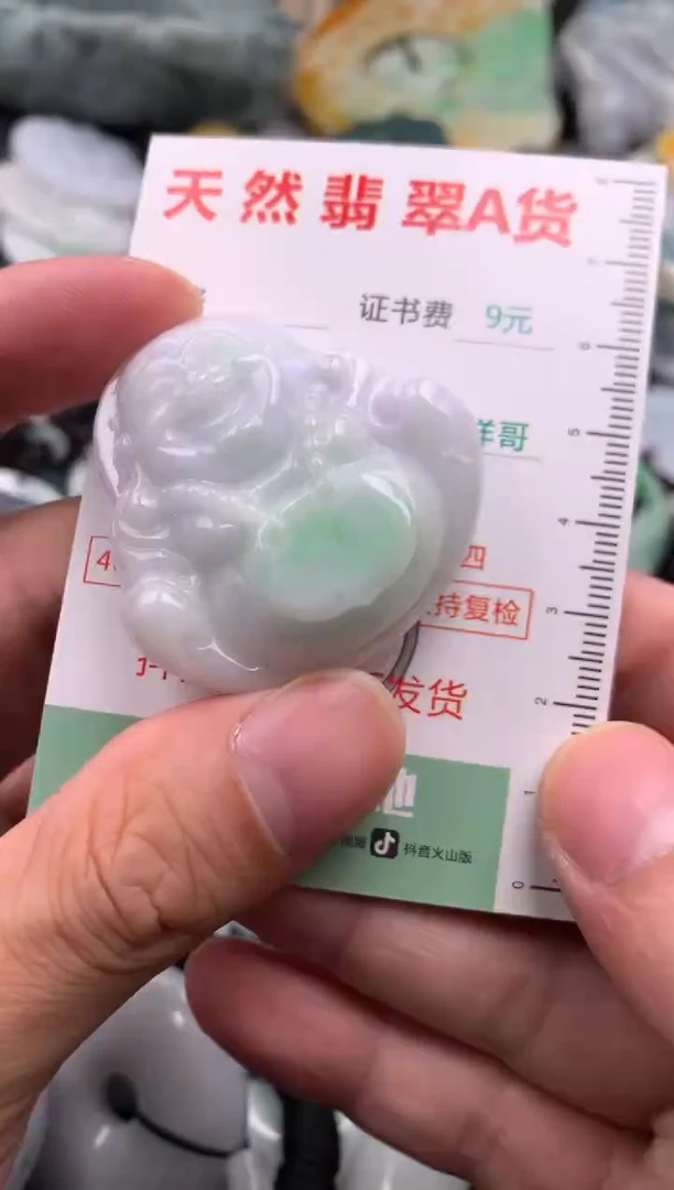 翡翠未镶嵌吊坠(不含链)1