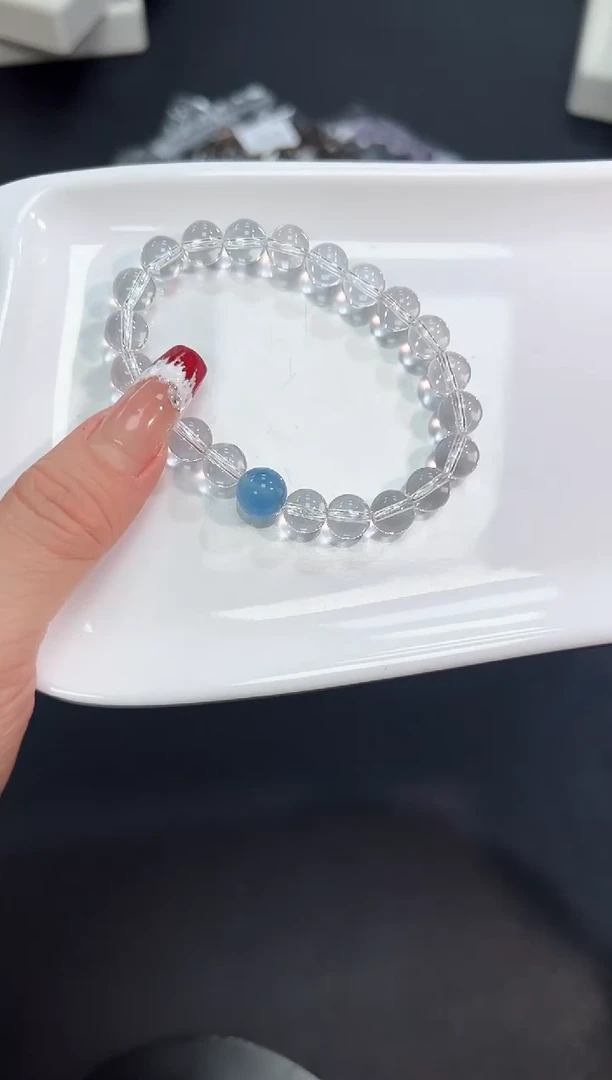 【闪购商品】水晶手串未镶嵌71b多样性发其一/1条默认微瑕