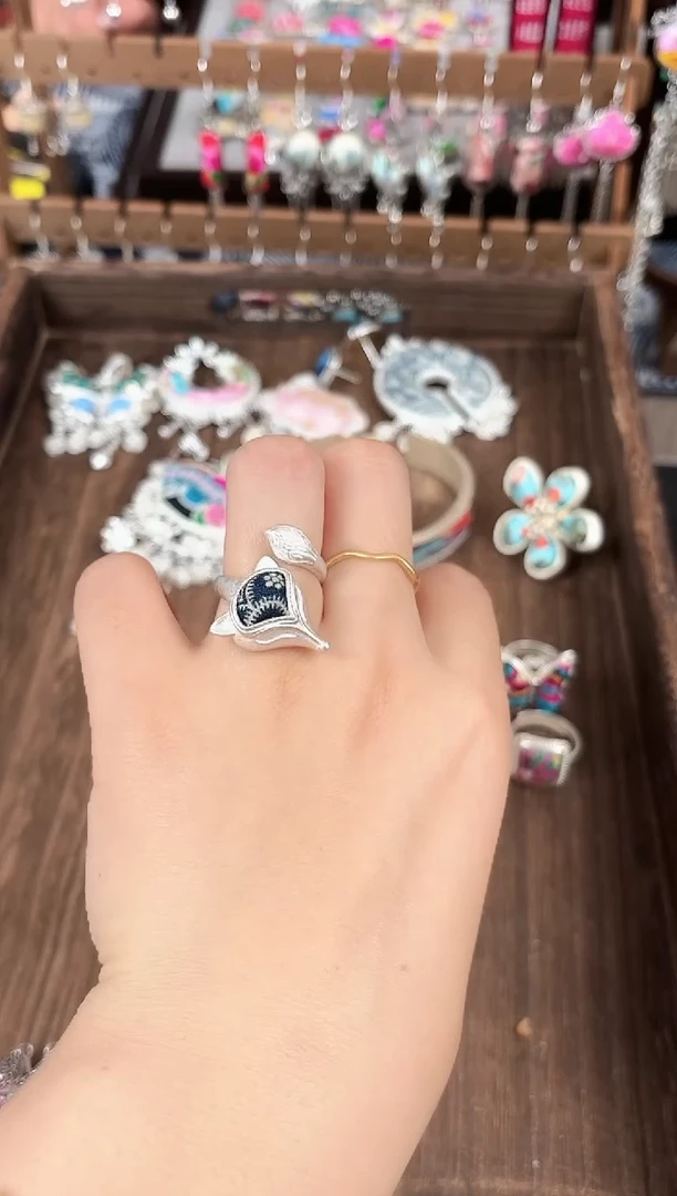 织绣民族风非遗老绣饰品144