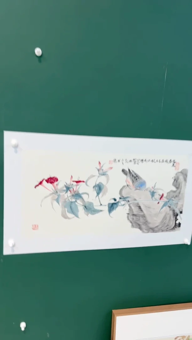 国画王成栋带合影