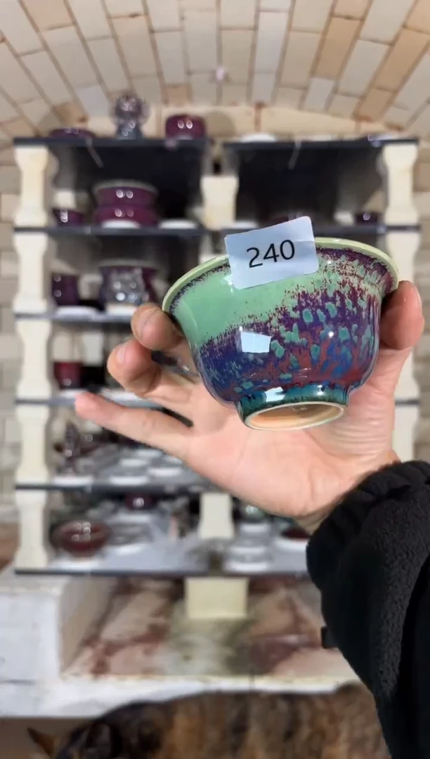 杯精品窑变钧瓷茶器