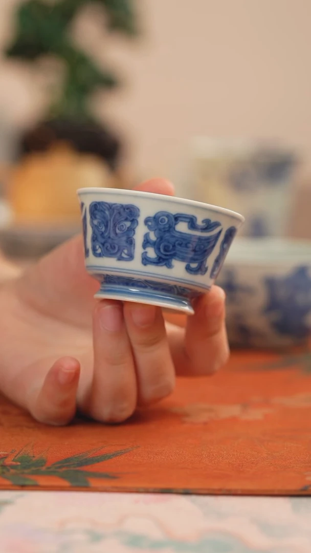 源明清忆饕餮小杯