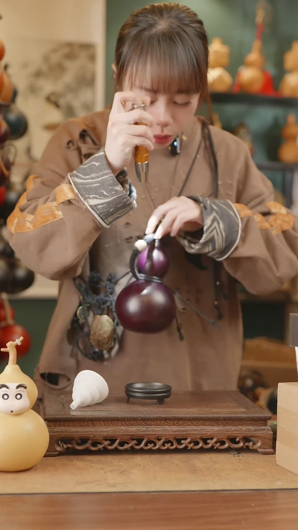 【闪购商品】17号精品天然大漆工艺防渗内胆酒葫芦~