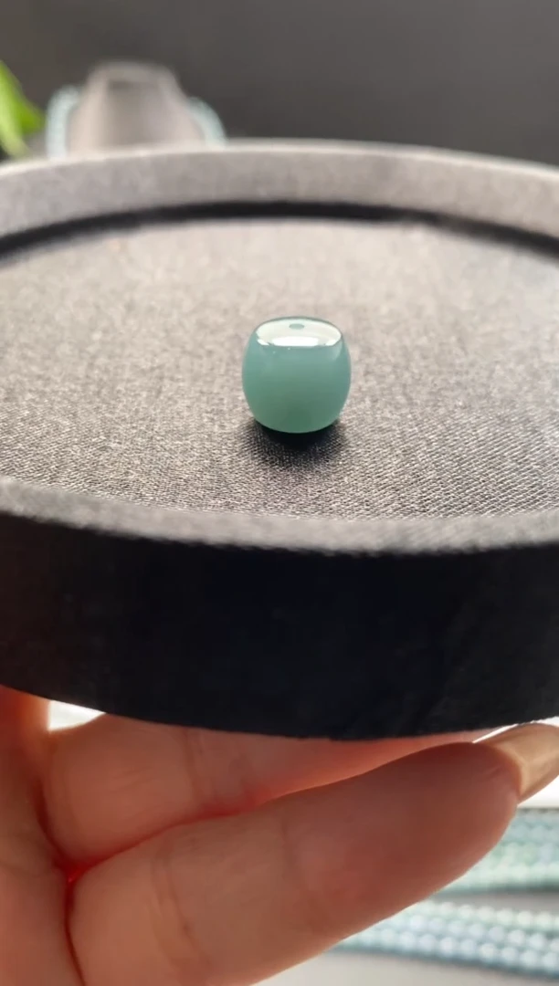 未镶嵌手链翡翠散珠卡12MM老型珠