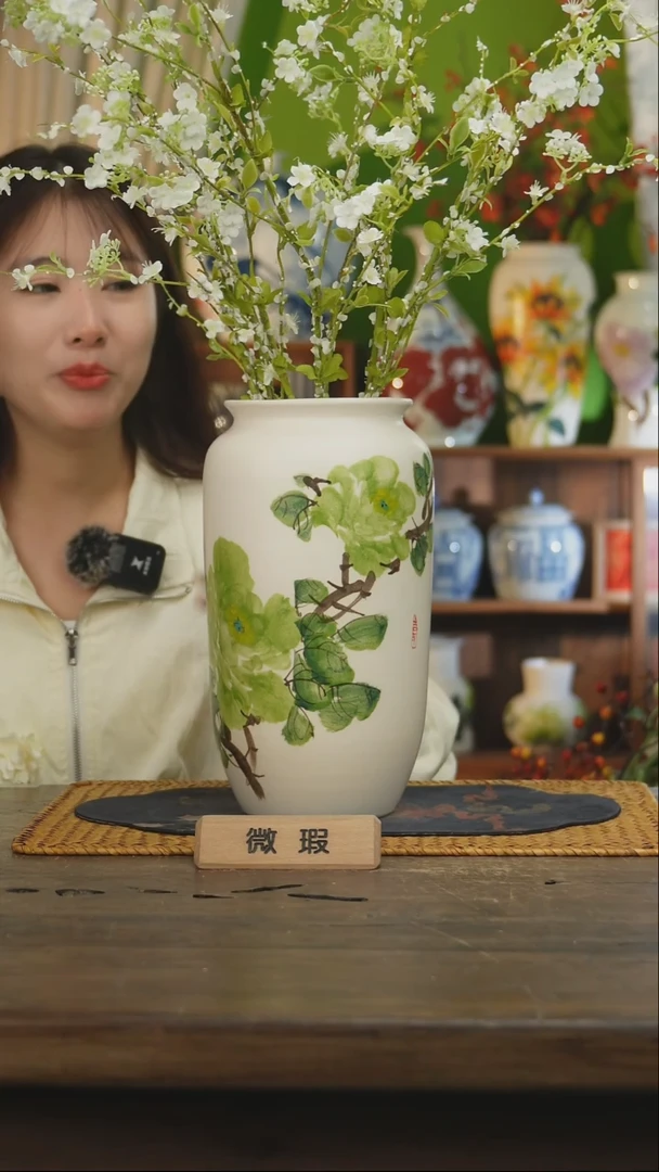 瓷片 景德镇纯手工手绘高温陶瓷