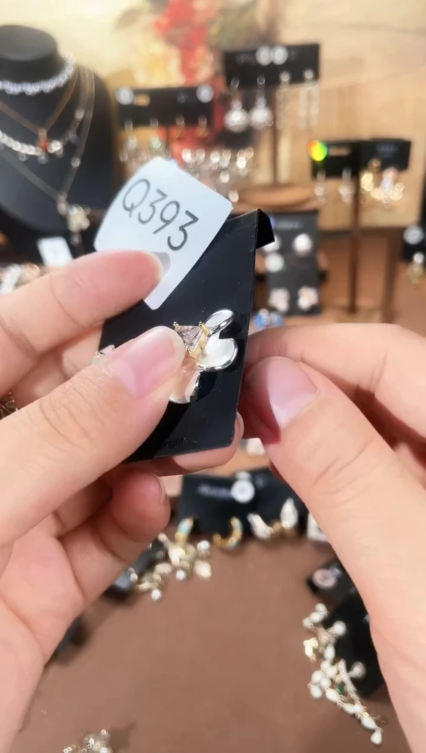 合金925银锆石Q393