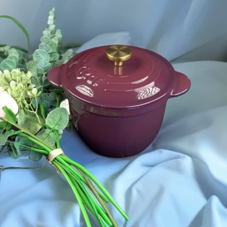 YODINE肴达人18cm饭釜锅#铸铁珐琅美食美器厨房佳品精致生活