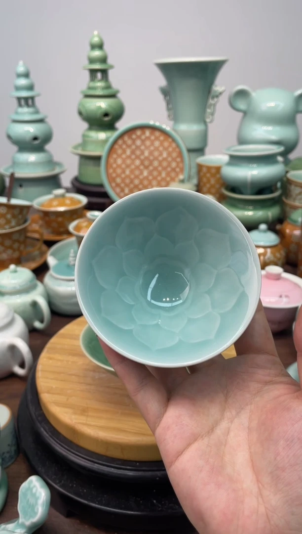 特价福利 微瑕 慧仙青瓷