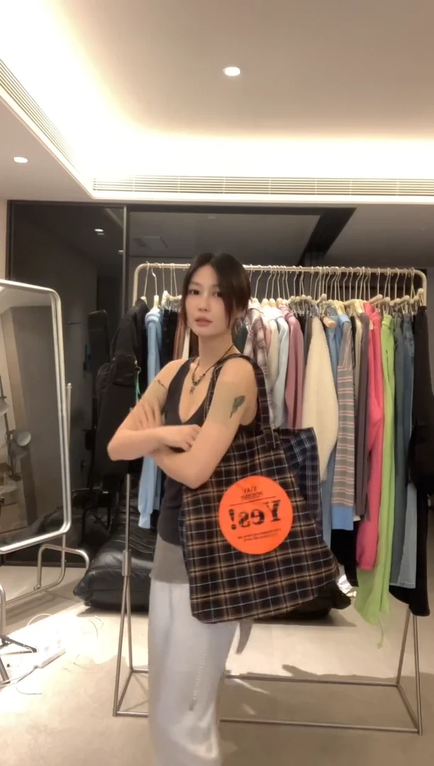 Tpu设计师品牌格纹托特