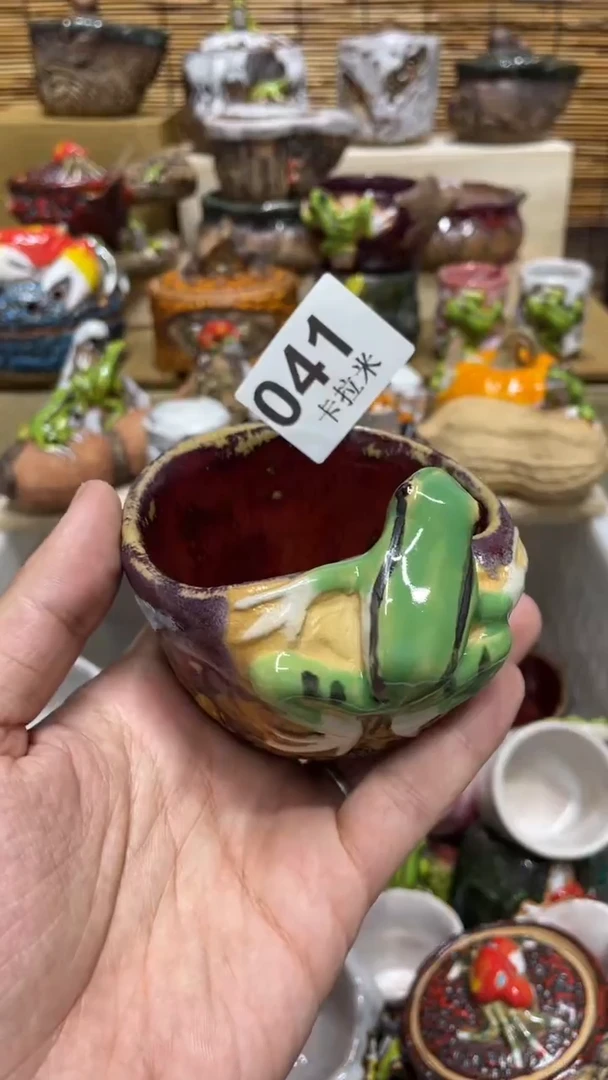 老****）041精美粗陶手工柴烧
