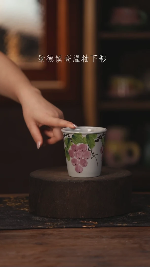 陶瓷景德镇高温釉下手绘陶瓷165