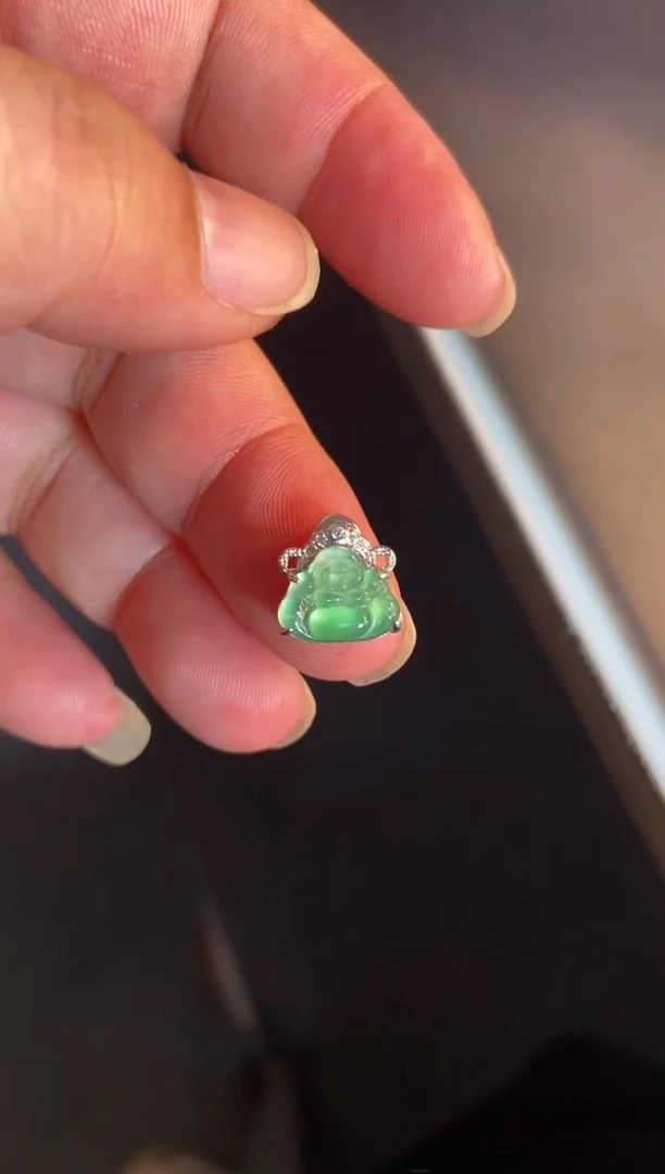 吊坠(不含链)银S925镶嵌翡翠1