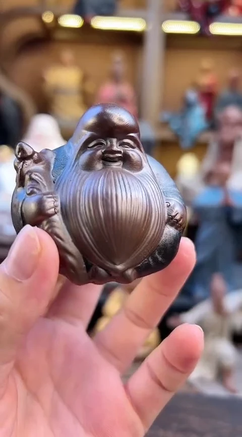 紫砂茶宠器闵茶宠摆件