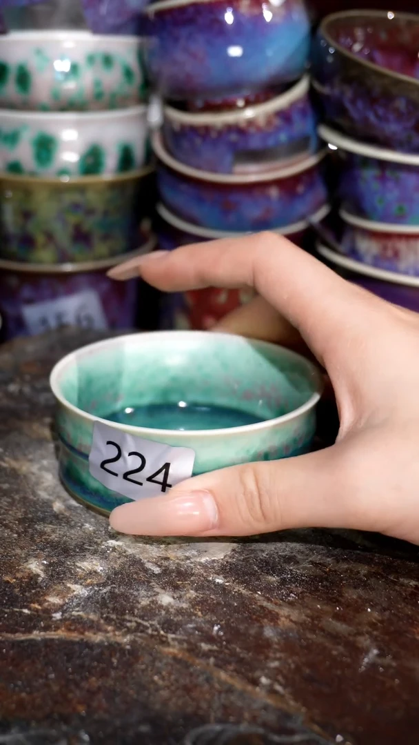 摆件精品窑变钧瓷茶器