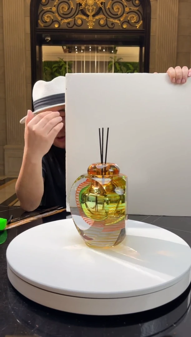 【闪购商品】茶宠AJ06521艺术琉璃香薰瓶