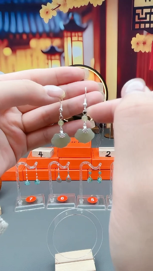 未镶嵌和田玉耳饰X11