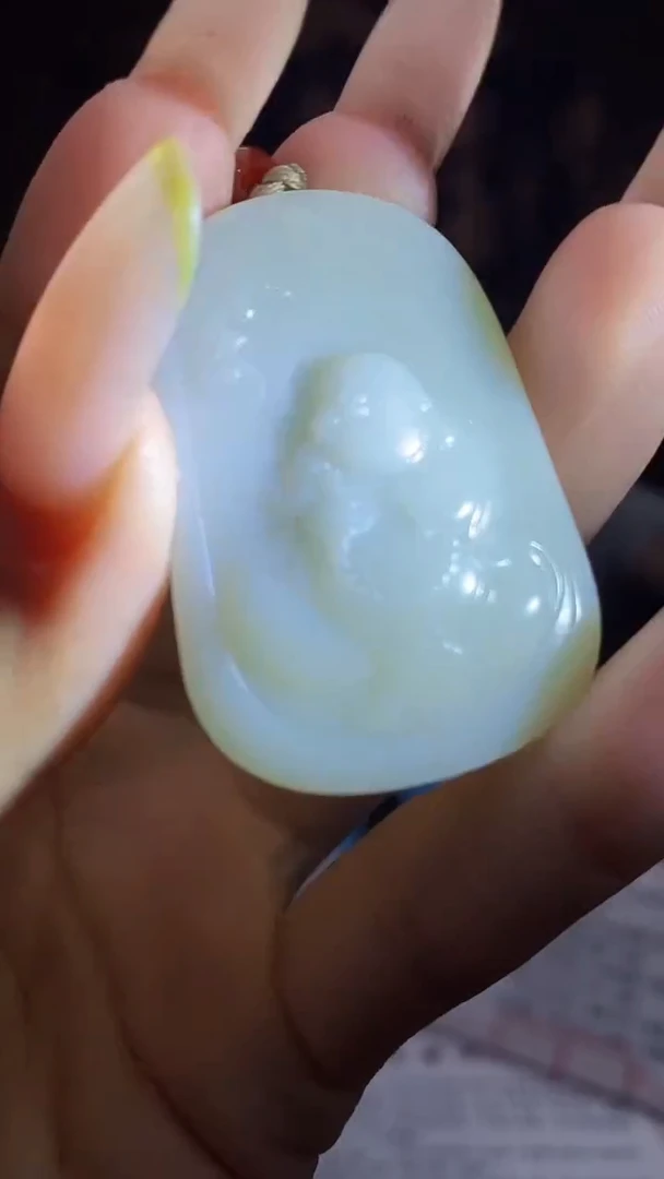 和田玉未镶嵌颈饰C275