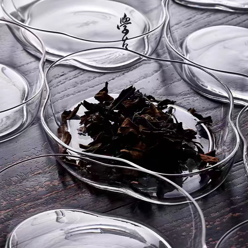 当代 学古|海棠醒茶盘 悟烯专用中式高硼硅玻璃耐高