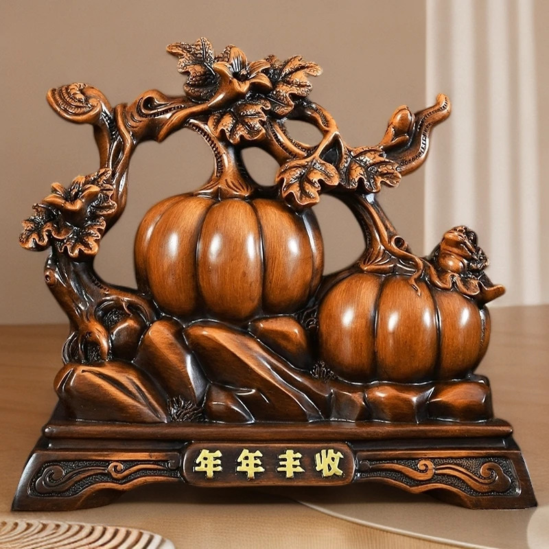 30*26年年丰收商务开业礼品中式玄关电视柜新中式高档摆件