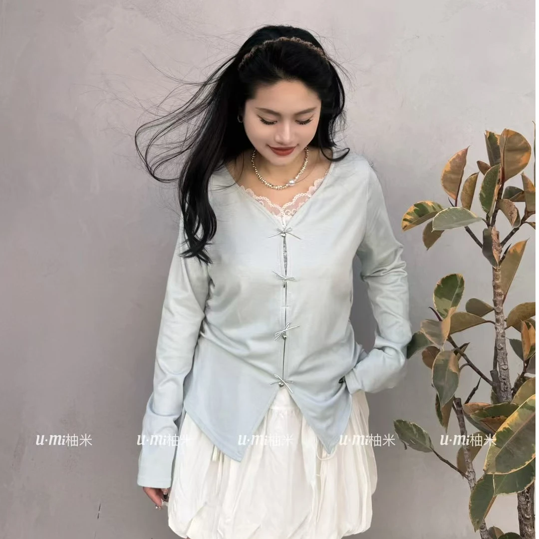 大码早春百搭针织衫