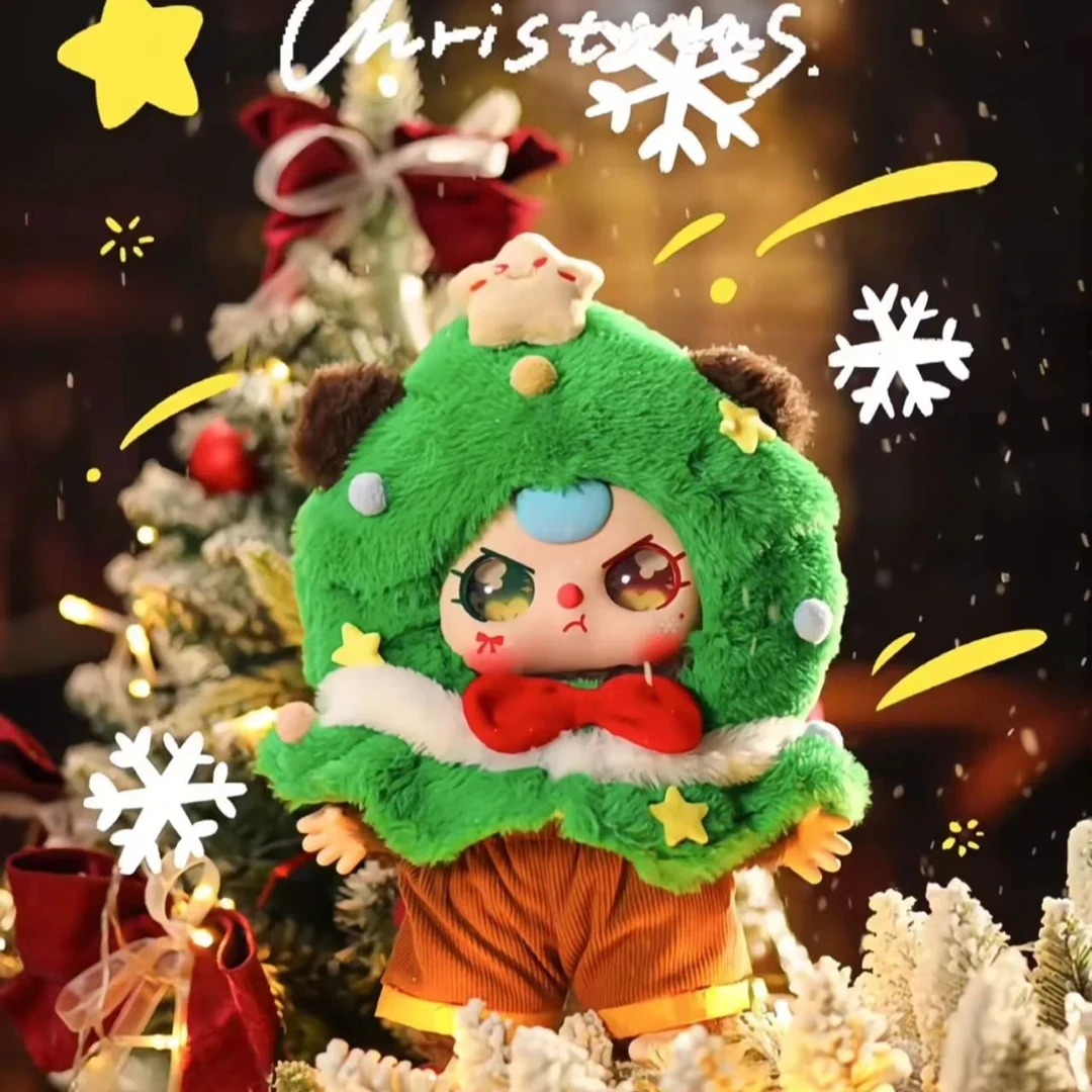 【圣诞福福价】娃三岁圣诞400%系列毛绒潮玩盲盒可爱