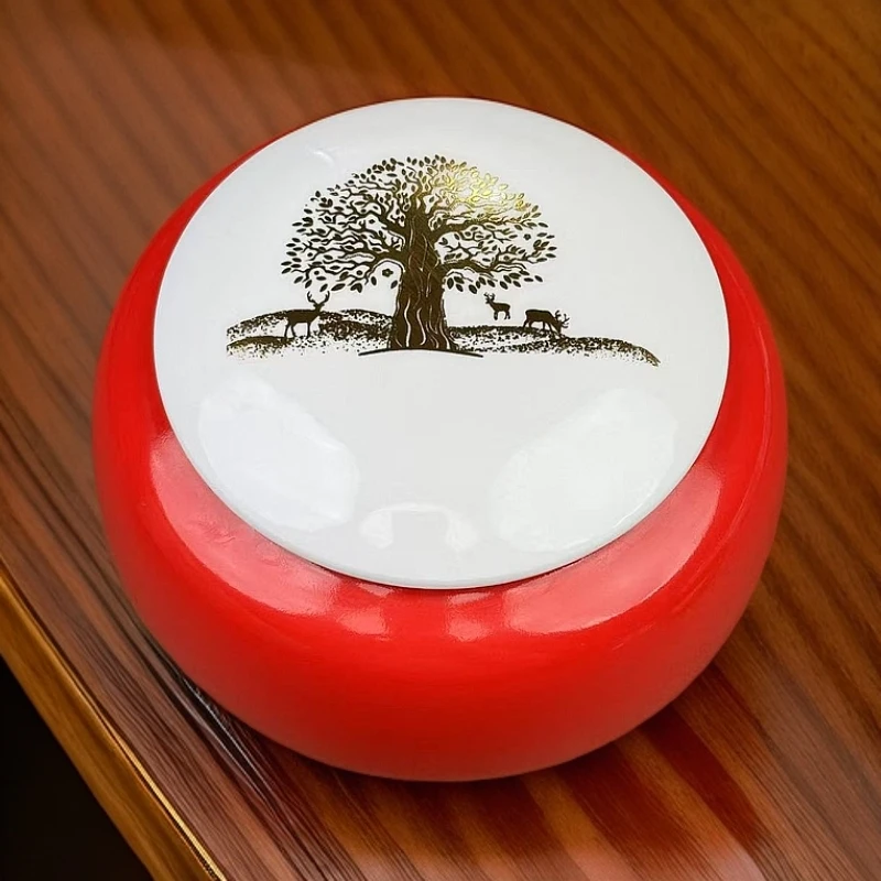 发财树中国红茶叶罐 G111