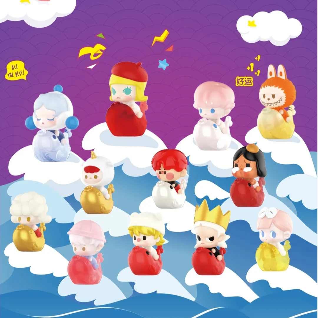 【拆袋】泡泡锦鲤萌粒系列萌粒盲盒