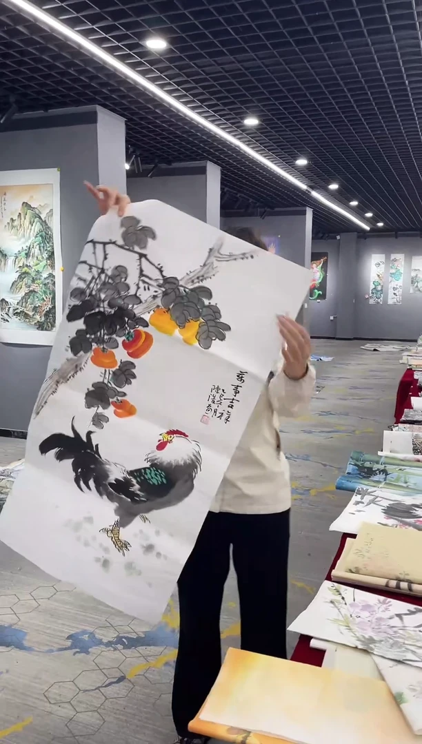 真人名画手工手绘