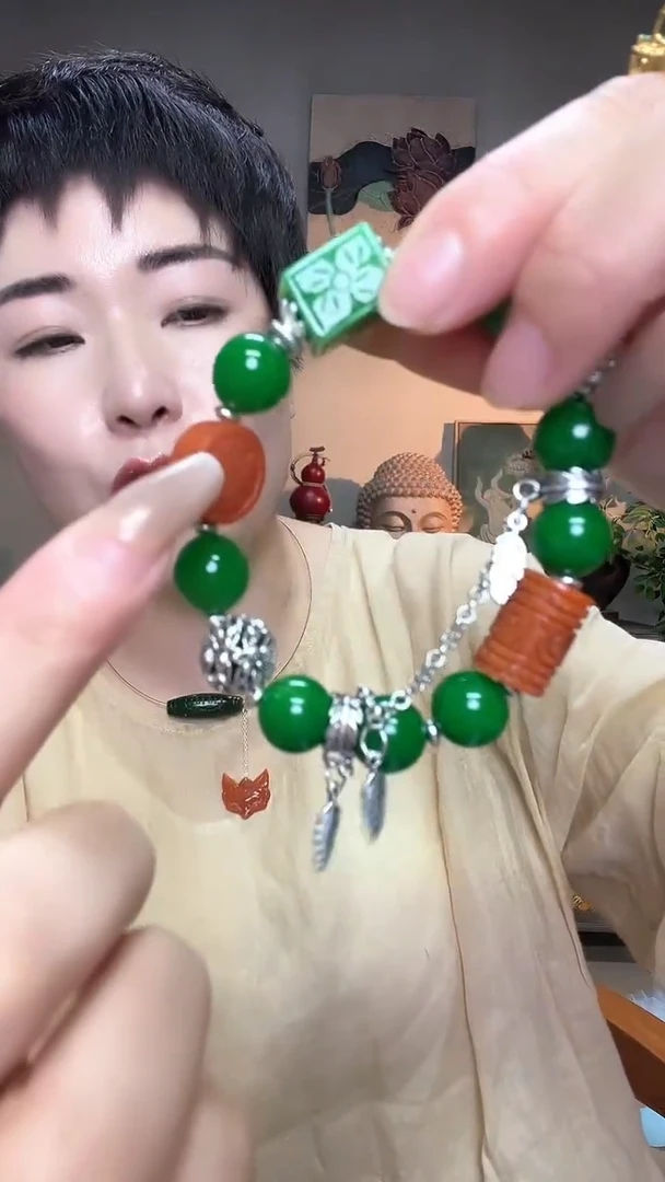 吊坠(赠链)合金翡翠730