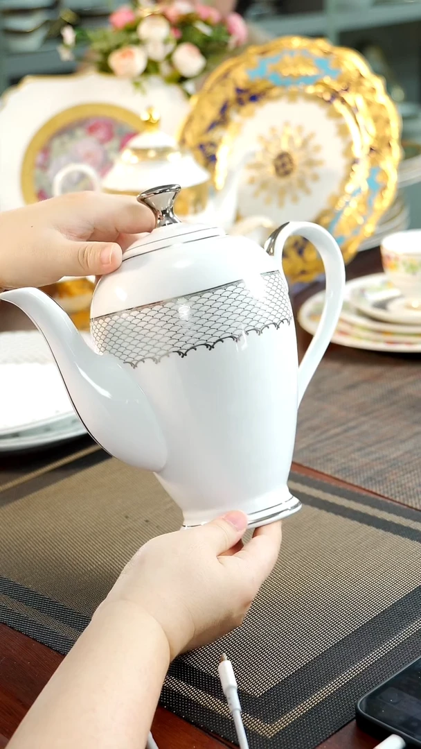 【闪购商品】瓷片茶壶  福利价福利价