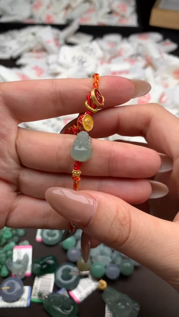 【闪购商品】翡翠手绳未镶嵌一