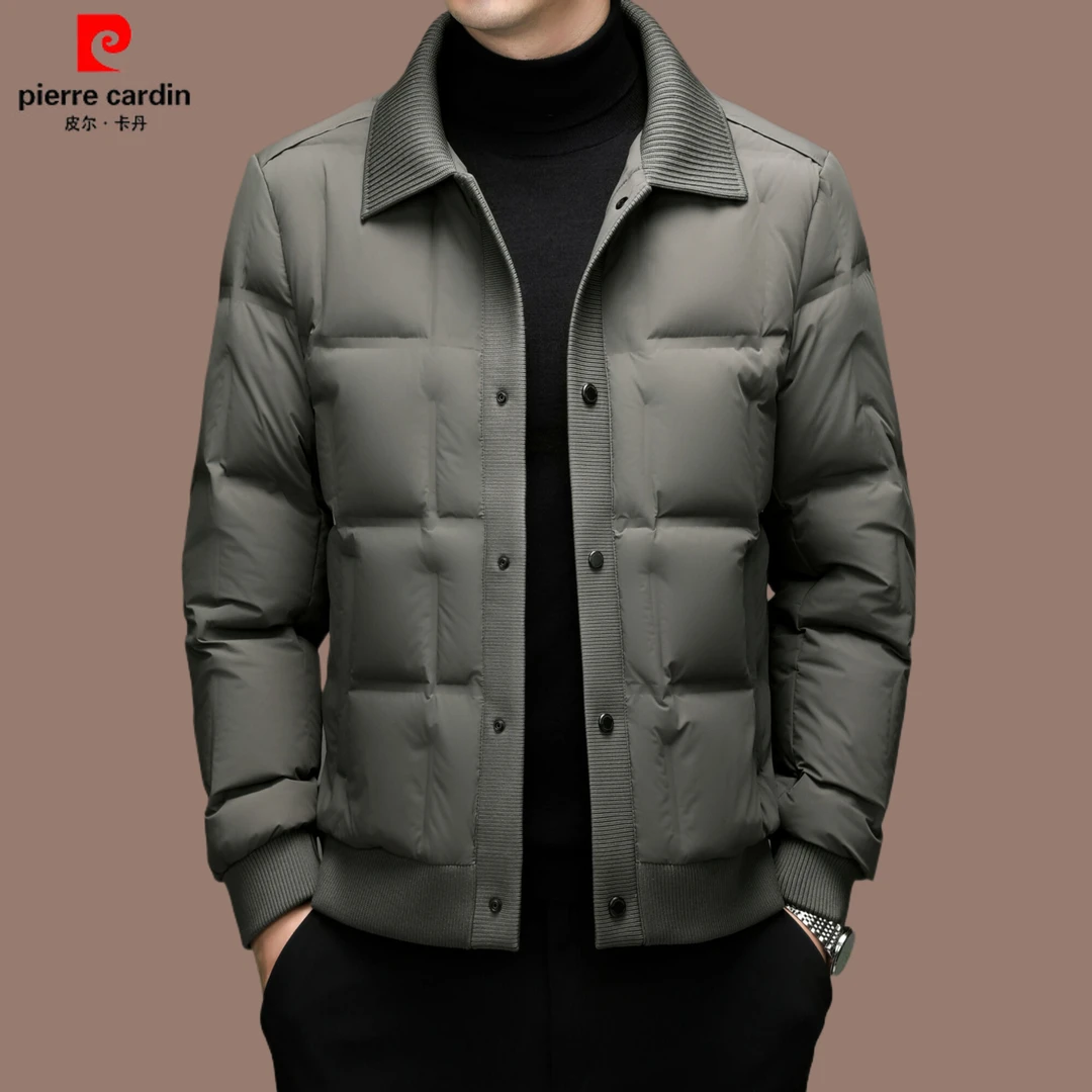皮尔卡丹高档男士羽绒服时尚休闲潮流秋冬保暖90鸭绒