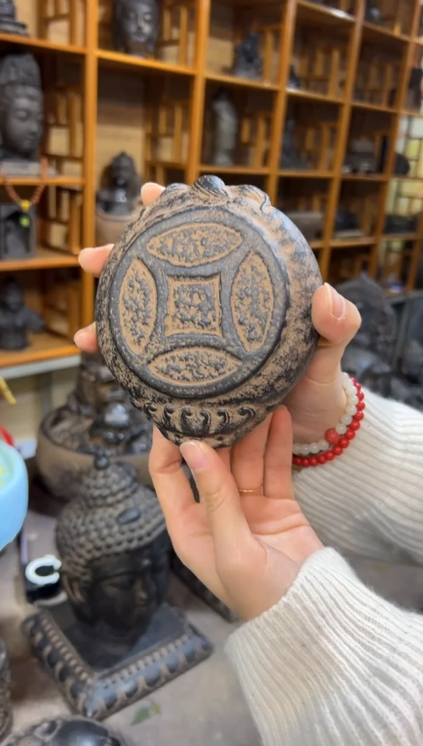 陶土【火山泥】金蟾小底座