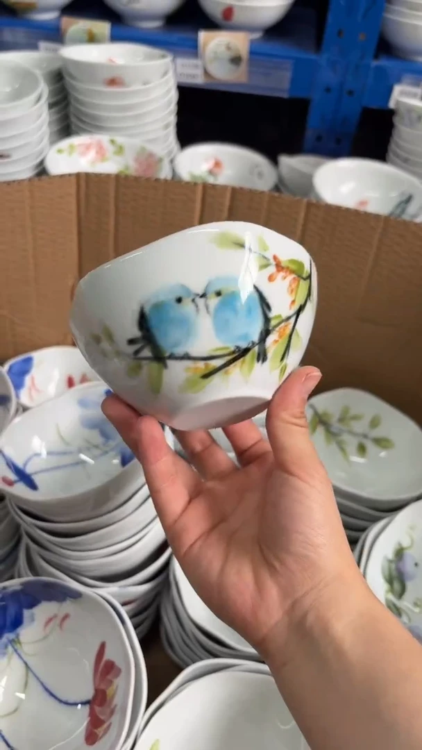 瓷片景德镇高温釉中彩-大宝宝碗