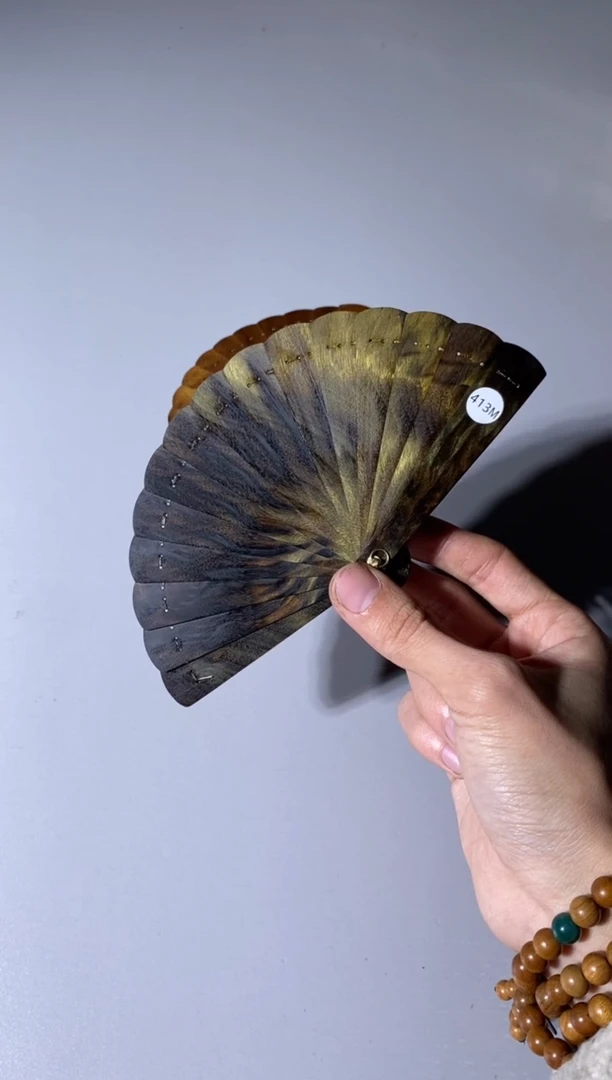 【闪购商品】金丝楠413号10cm金丝楠迷你扇