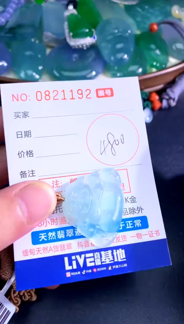 颈饰未镶嵌翡翠天然A货翡翠