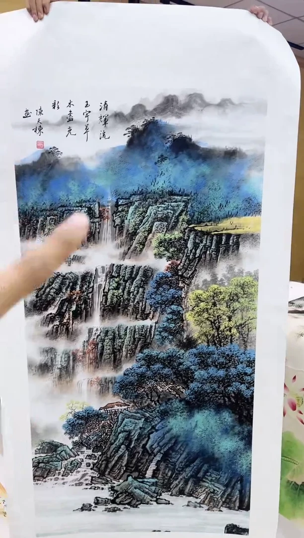国画九霄甄选国画作品x38