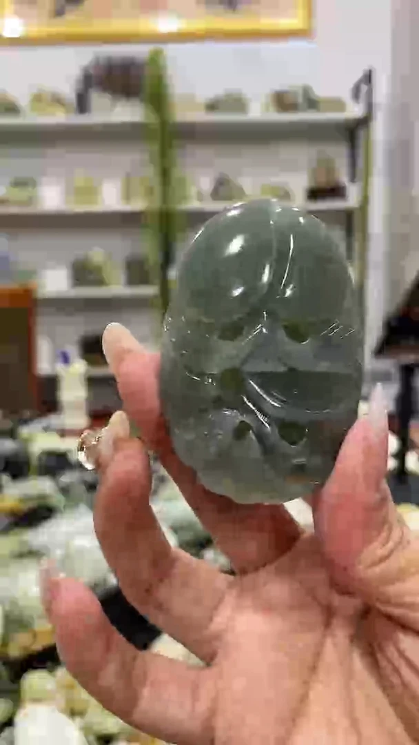 蛇纹石玉未镶嵌手把件