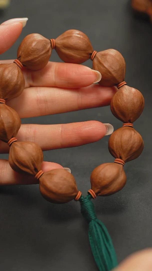 橄榄核手串2.0蜜桃臀素串