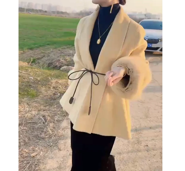 2024冬季新款时尚女装网红高级感休闲爆款中长款外套女珍X