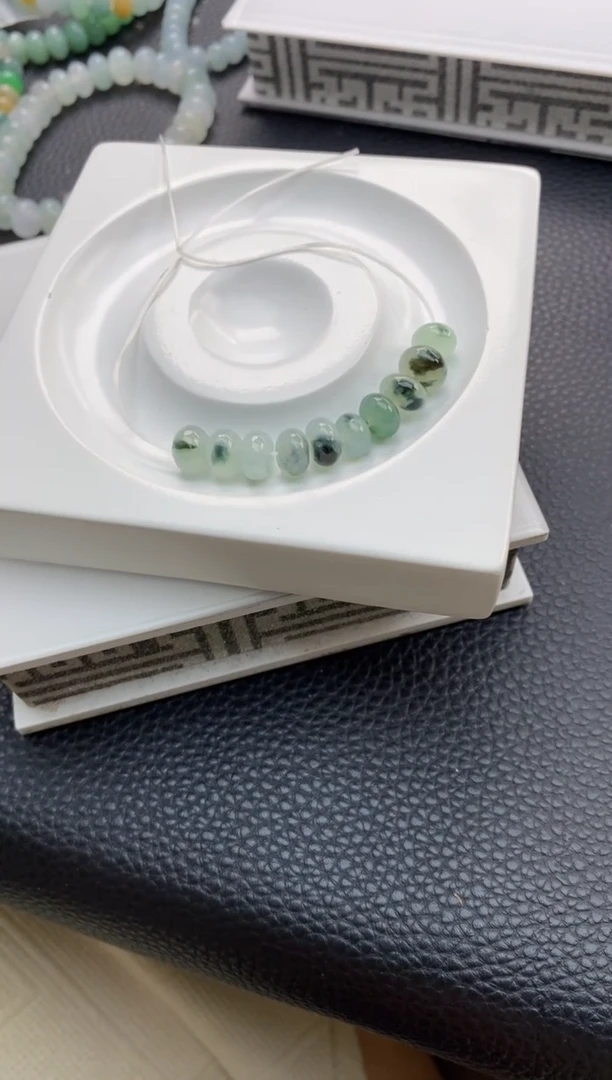 翡翠散珠12天然A货翡翠散珠