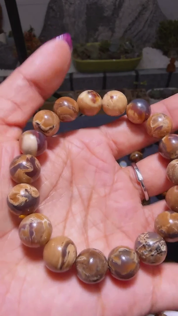 【闪购商品】琥珀手串未镶嵌10mm典藏级妖花溶洞 多样性发其一