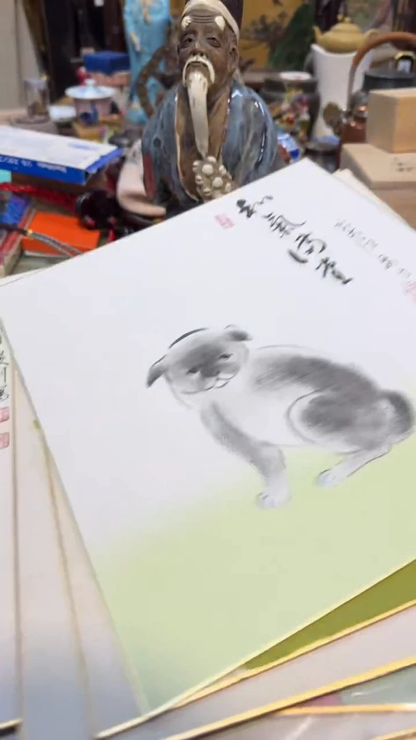 卡纸中古艺术工艺美术品