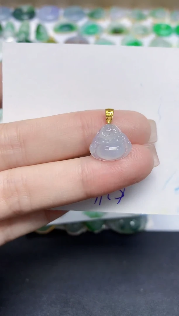 颈饰未镶嵌翡翠天然缅甸翡翠A货翡翠百元以上9元证书费自理